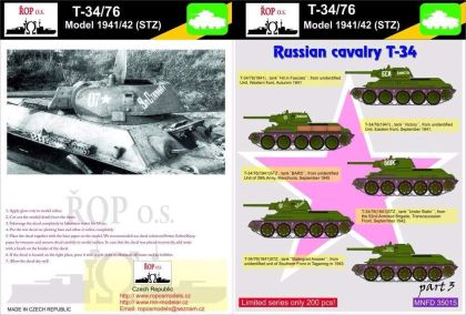 1:35 T-34/76 Model 1941/42 (STZ) - Russian cavalry T-34