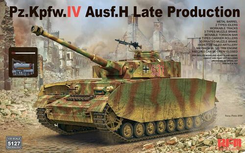 1:35 Pz.Kpfw.IV Ausf.H Late Production with Workable Tracks