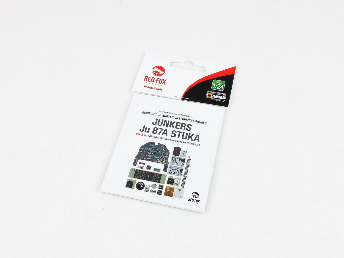 1:24 Junkers Ju-87 A Stuka - Instrument Panels (for Trumpeter kits)