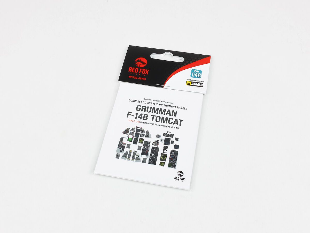 1:48 Grumman F-14 B Tomcat - Instrument Panels (for GWH kit)