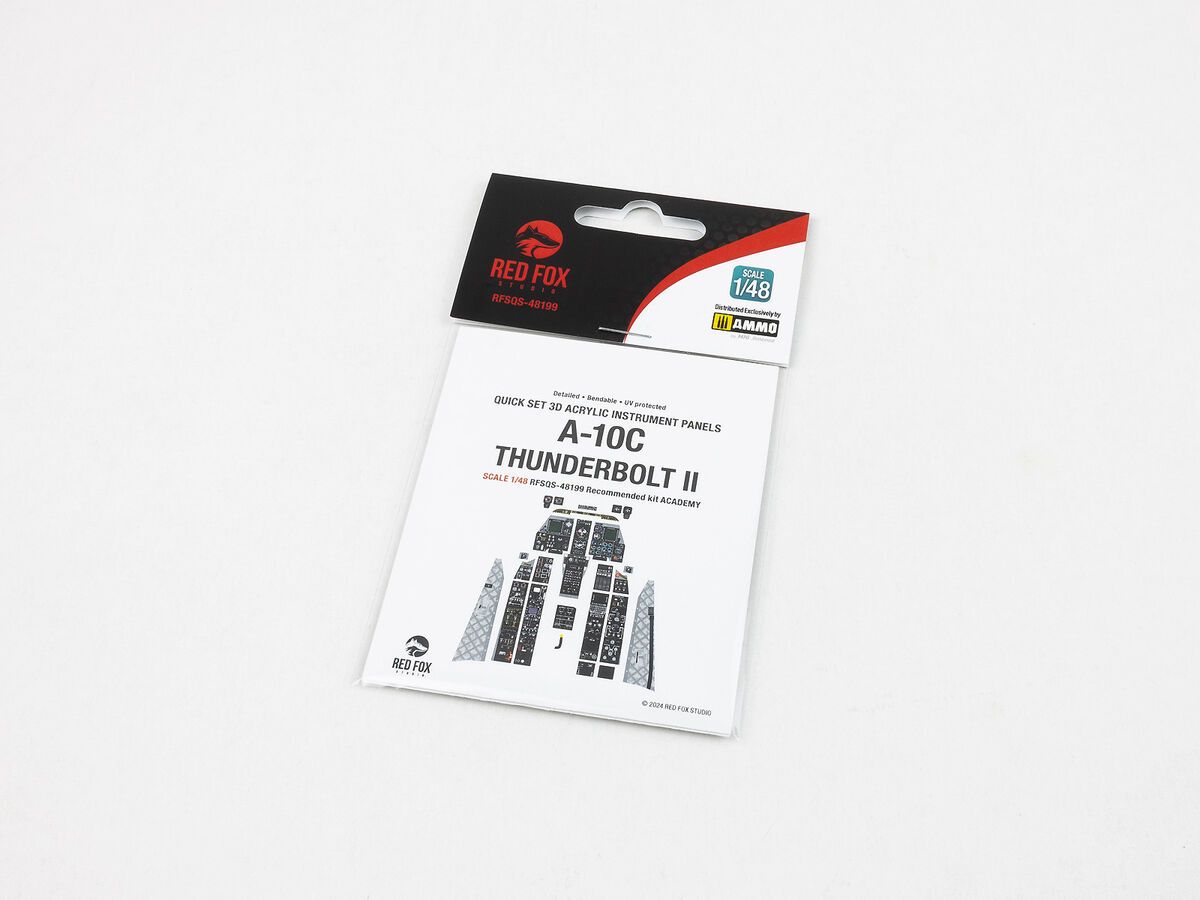 1:48 Fairchild A-10 C Thunderbolt II - Instrument Panels (for Academy and Hobby 2000 kits)
