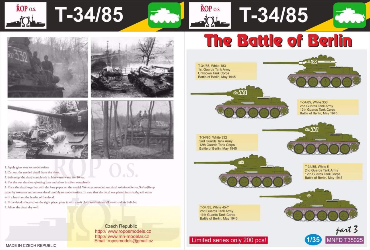 1:35 T-34/85 - The Battle of Berlin