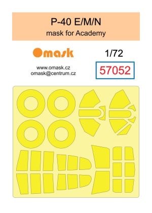 1:72 72 P-40 E/M/N mask (for Academy)