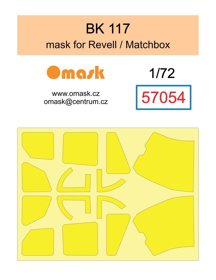 1:72 BK 117 mask (for Revell/Matchbox)