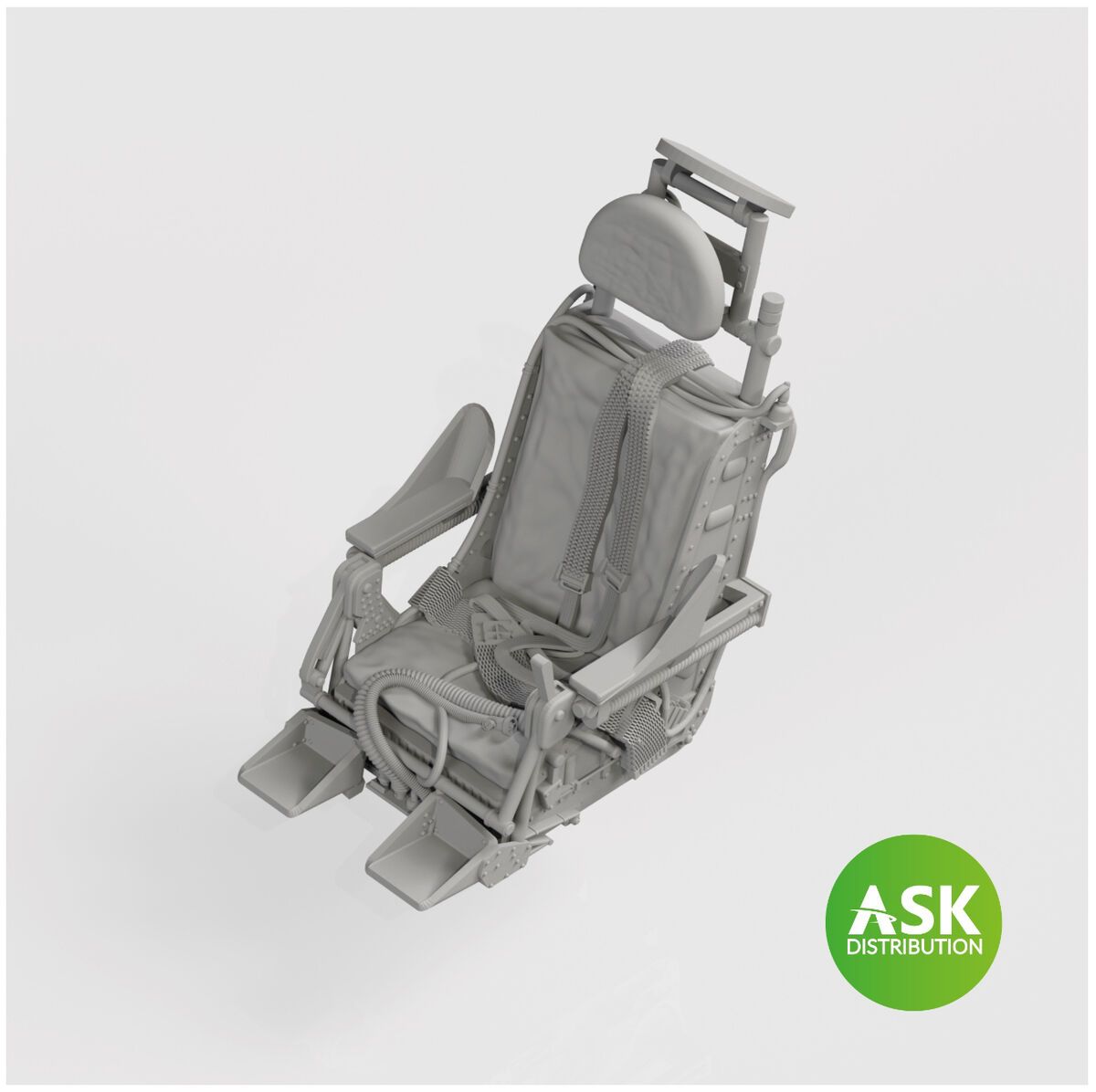 1:72 F-84F ejection seat with seat belts - 3D print for Special Hobby kit