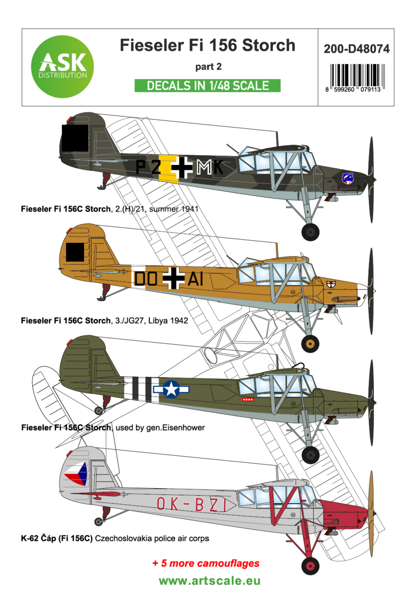 1:48 Fieseler Fi 156 Storch part 2