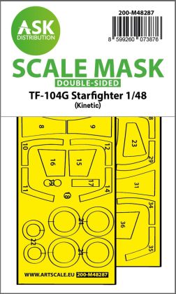 1:48 TF-104G Starfighter double-sided express fit mask for Kinetic