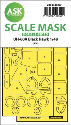 1:48 UH-60A Black Hawk double-sided express fit mask for ICM
