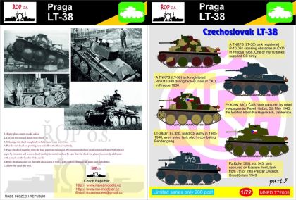 1:72 Praga LT-38 - Czechoslovak LT-38
