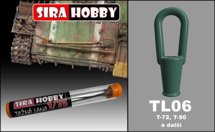 1:35 T-72, T-90, a další tažná lana