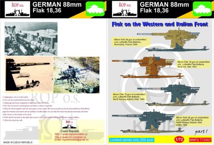 1:72 German 88mm Flak 18,36 - Flak on the Western and Italian Front