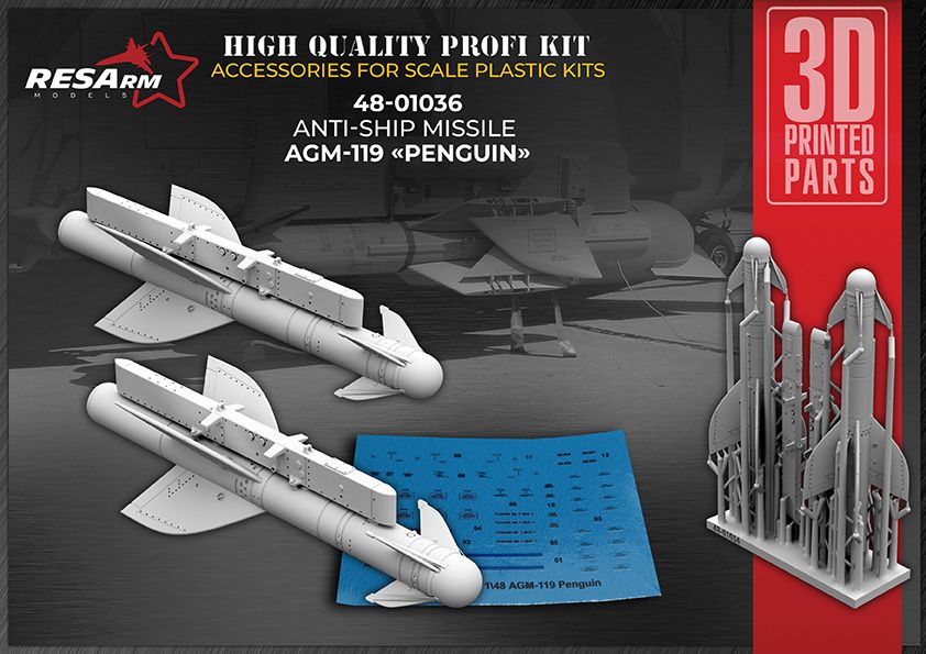 1:48 AGM -119 Penguin• Medium and short range anti-ship missile