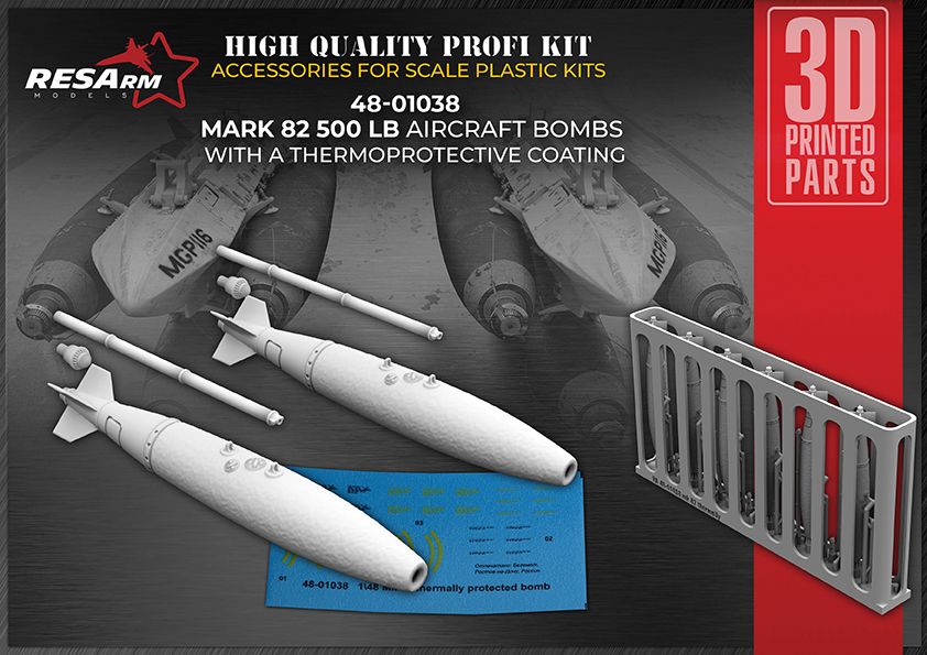 1:48 Mark-82 • US aircraft bomb with thermal protective coating