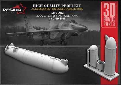 1:48 MiG-29 SMT - Subfuselage aerodynamic fuel tank 2000 liters