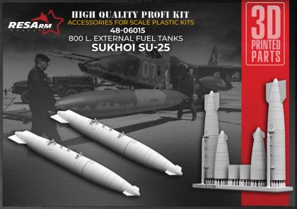 1:48 Su-25 800L. external fuel tanks
