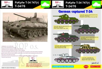 1:72 Pz.Kpfw T-34 747(r) - German captured T-34