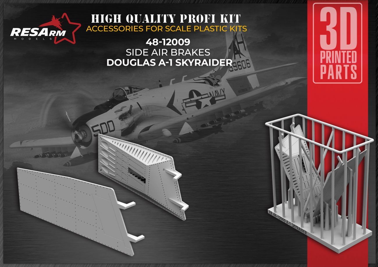 1:48 Douglas A-1 Skyraider side air brakes