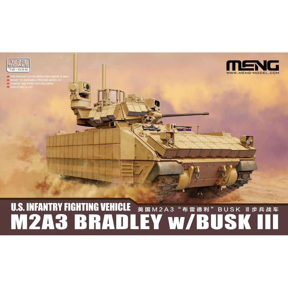 1:72 M2A3 Bradley w/BUSK III