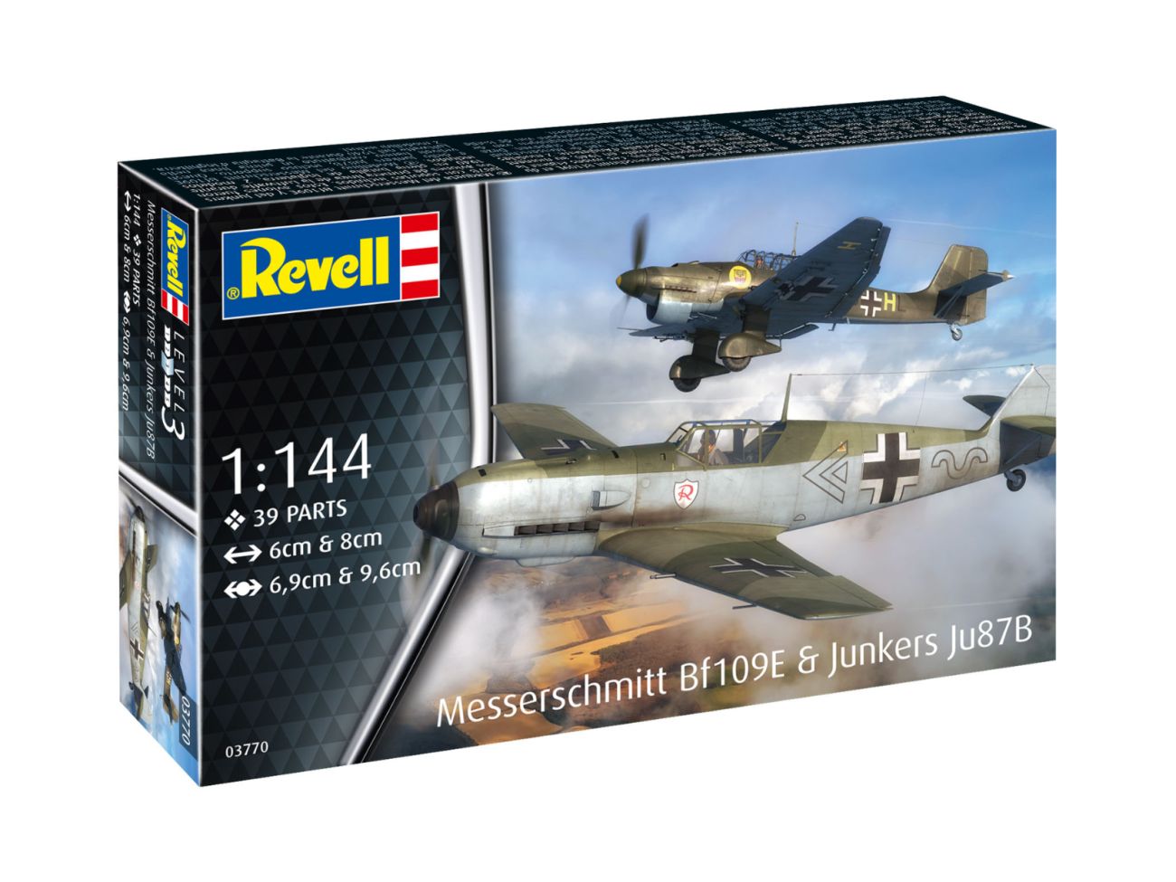 1:144 Messerschmitt Bf 109E & Junkers Ju87B