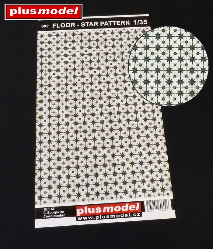 1:35 Floor - Star Pattern (190x130mm)