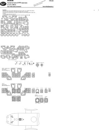 1:48 Westland Sea King HC.4 EXPERT Kabuki Masks (For Airfix A11008)