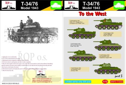 1:72 T-34/76 Model 1943 - To the West