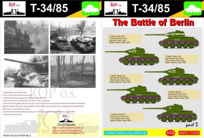 1:72 T-34/85 - The Battle of Berlin