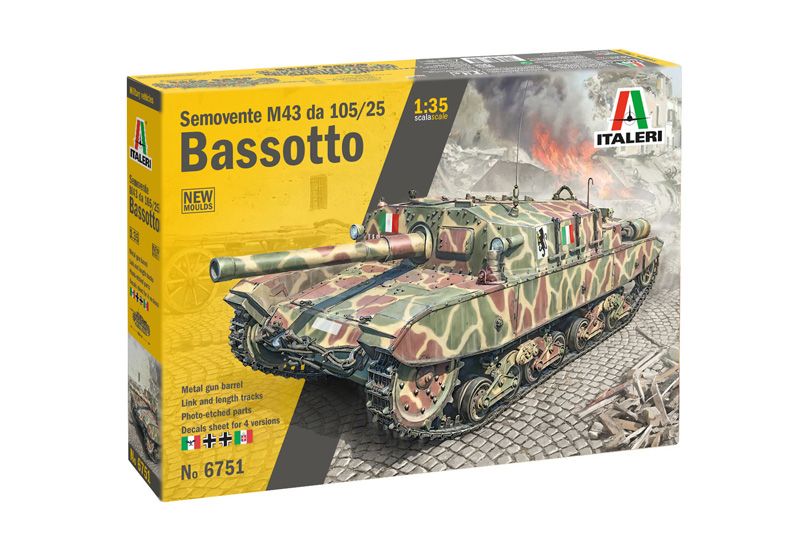 1:35 Semovente M43 da 105/25 Bassotto