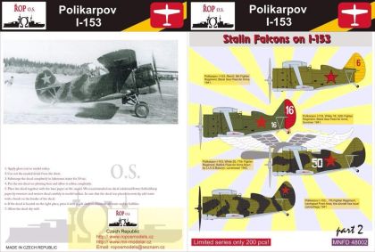 1:48 Polikarpov I-153 - Stalin's Falcons on I-153