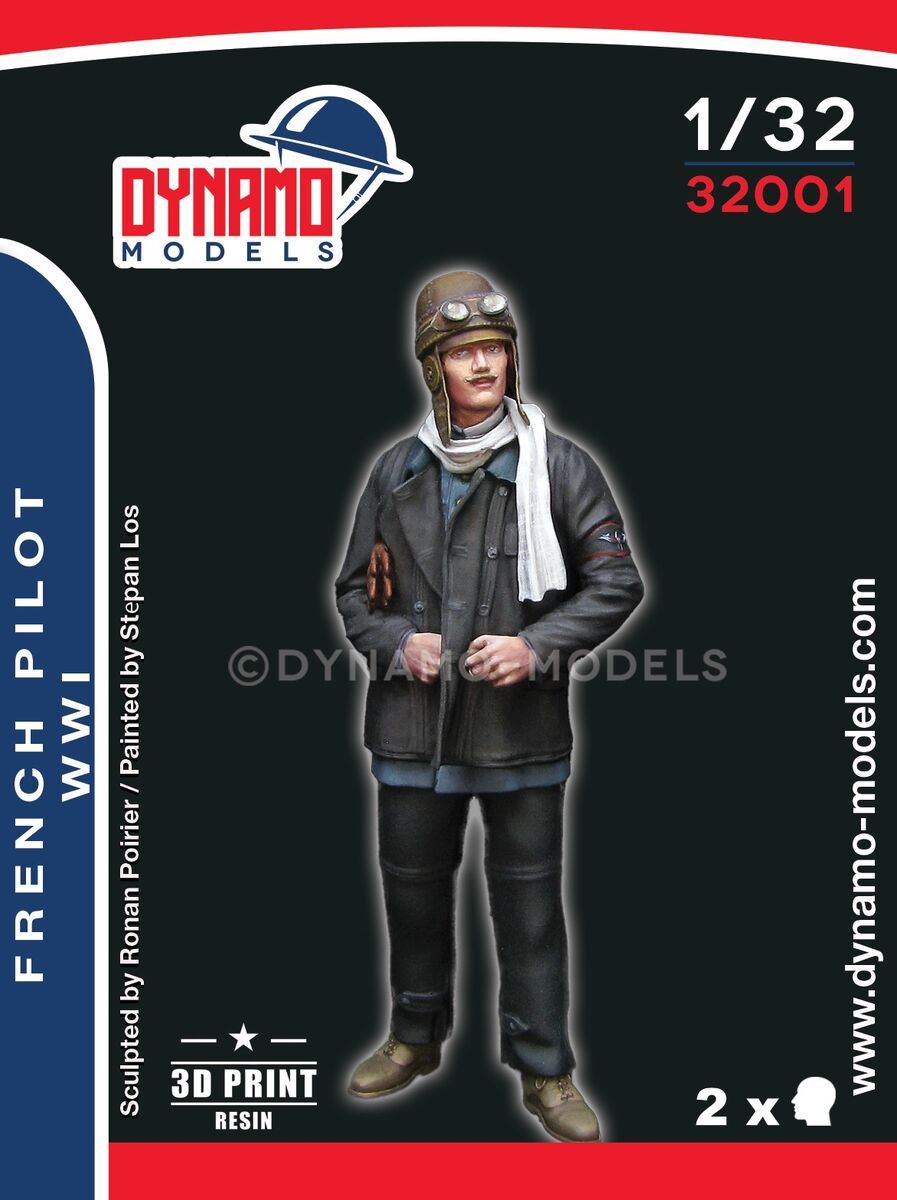 1:32 French Pilot WWI