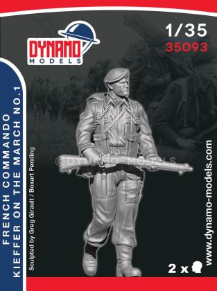 1:35 French Commando Kieffer On The March No.1