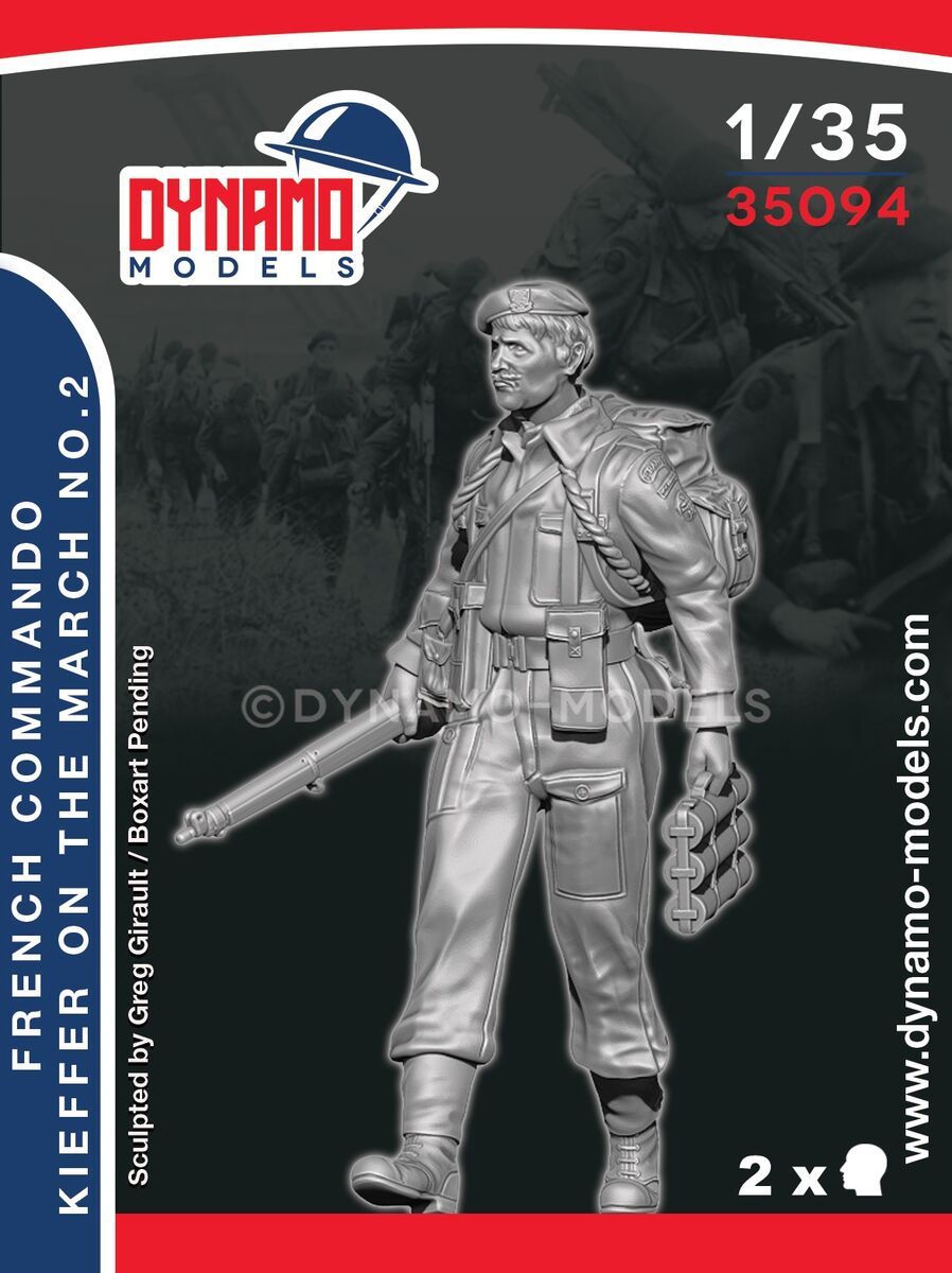 1:35 French Commando Kieffer On The March No.2