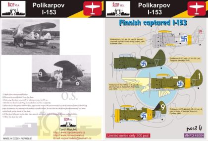 1:48 Polikarpov I-153 - Finnish captured I-153