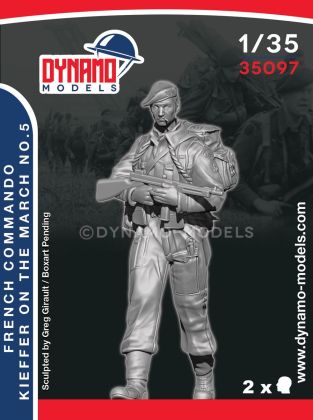 1:35 French Commando Kieffer On The March No.5