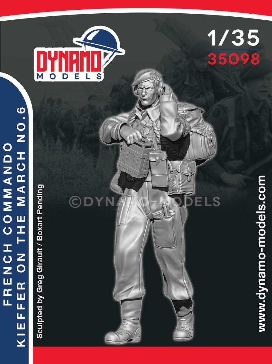1:35 French Commando Kieffer On The March No.6