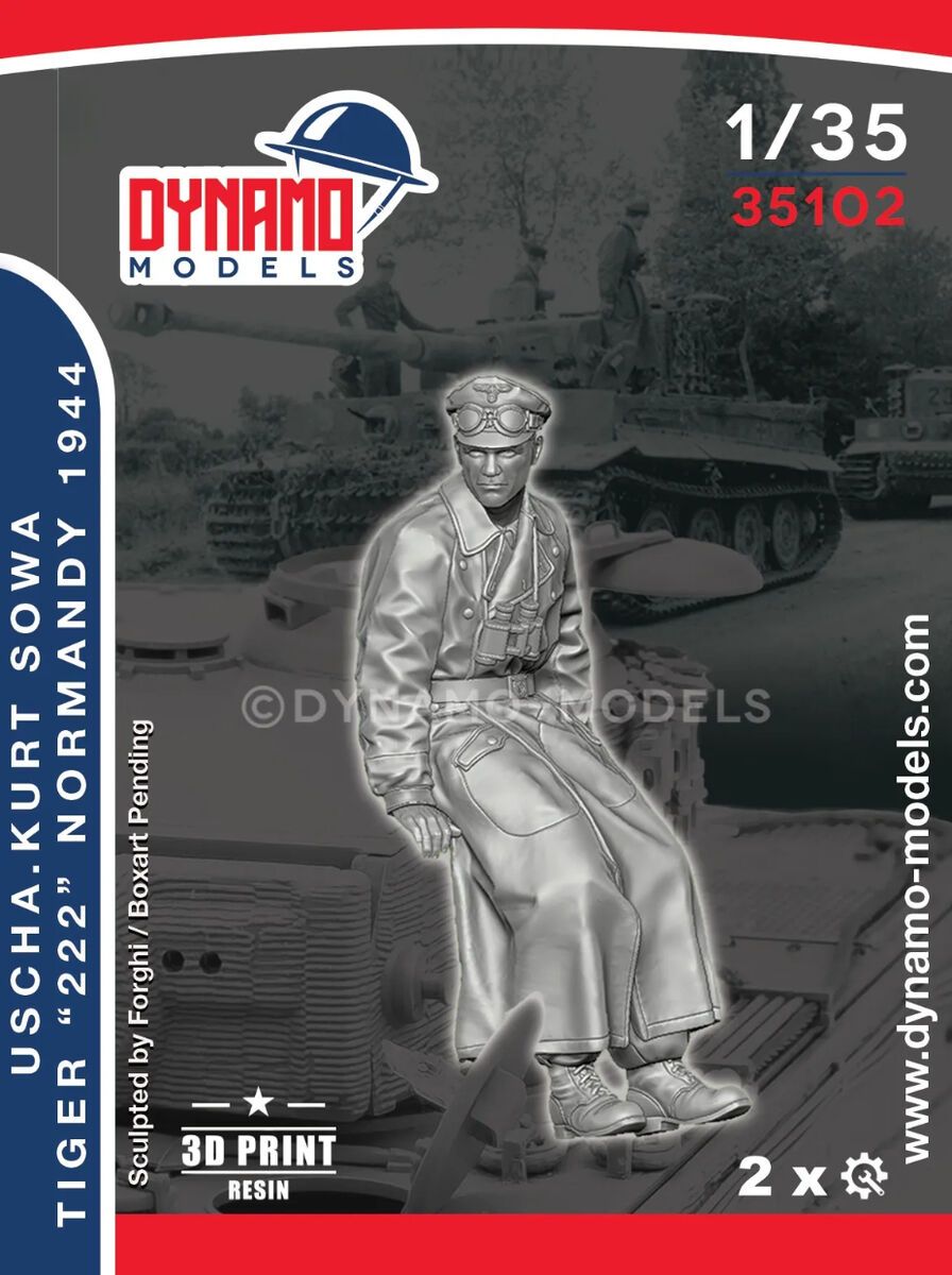 1:35 Uscha Kurt Sowa, Tiger '222' - Normandy 1944 No. 1