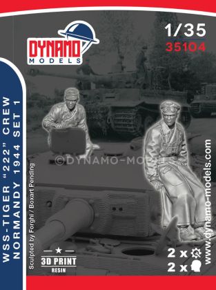 1:35 WSS-Tiger '222' Crew - Normandy 1944 Set 1