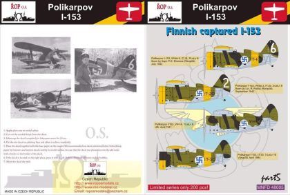 1:48 Polikarpov I-153 - Finnish captured I-153