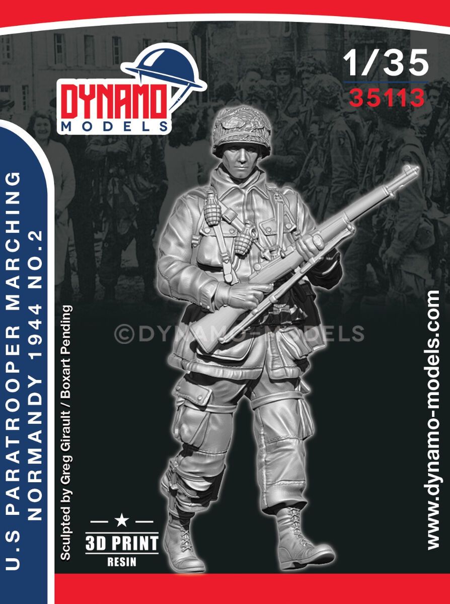 1:35 US Paratrooper ‘Rifleman’ Marching (Normandy 1944) No.2