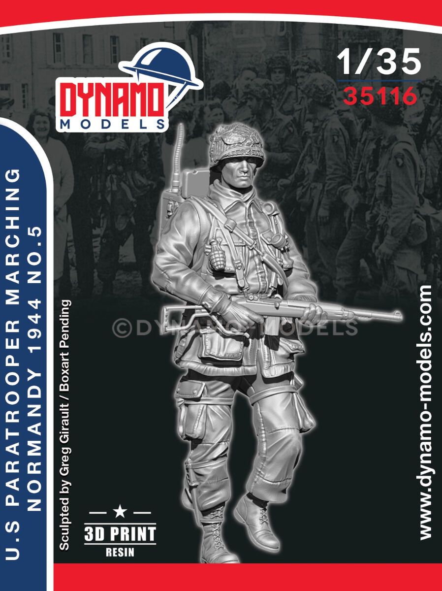 1:35 US Paratrooper ‘Radio’ Marching (Normandy 1944) No.5