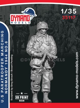 1:35 US Paratrooper ’SMG’ Marching (Normandy 1944) No.6