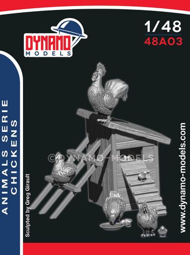 1:48 Animals Serie - Chickens