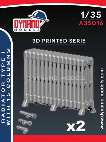 1:35 Radiator Type I With 15 Columns (2pcs)