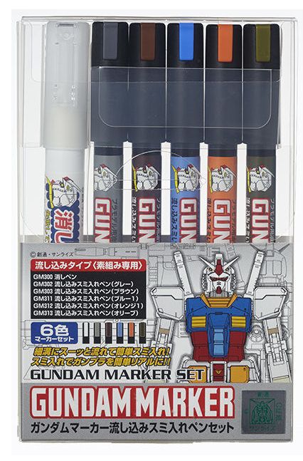 GMS-122 Gundam Pouring Inking Pen Set