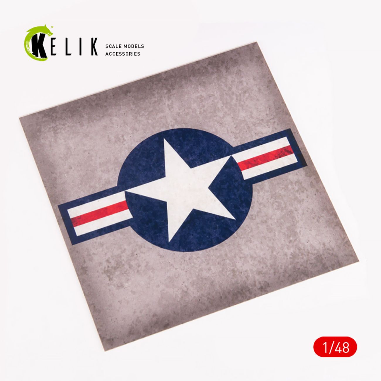 1:48 US Roundel - Acrylic 3 mm (240 x 240 mm) (190g)