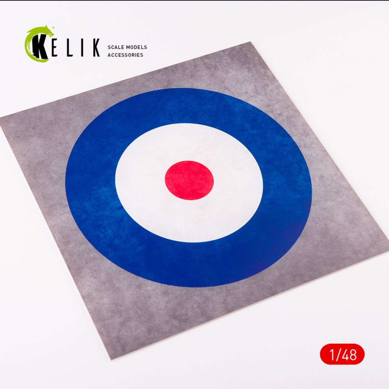 1:48 United Kingdom Roundel - Acrylic 3 mm (240 x 240 mm) (190g)