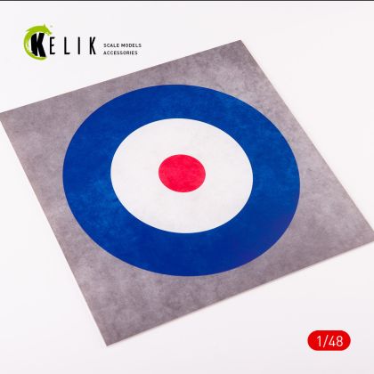 1:48 United Kingdom Roundel - Acrylic 3 mm (240 x 240 mm) (190g)