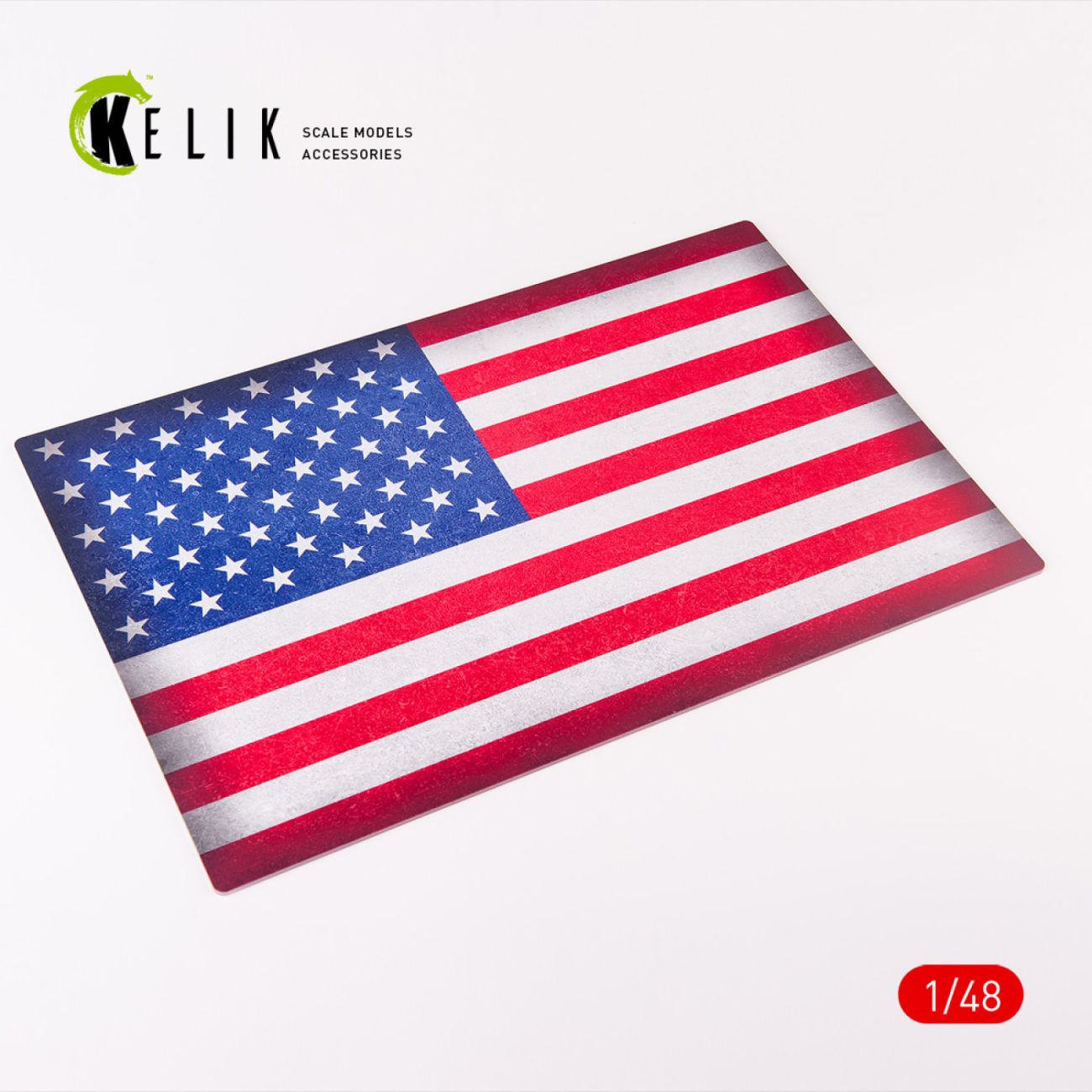 1:48 USA Flag - Acrylic 3 mm (410 x 270 mm) (410 g) 