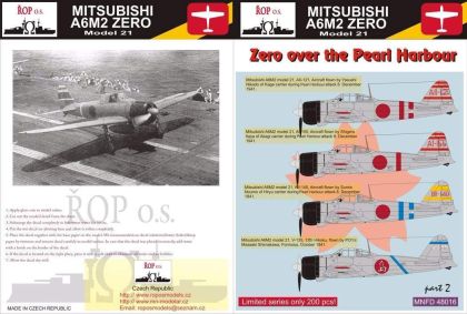 1:48 Mitsubishi A6M2 Zero Model 21 - Zero over the Pearl Harbour
