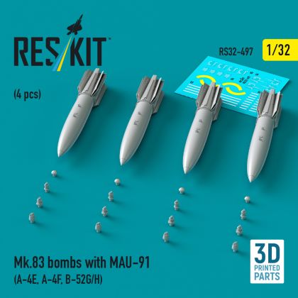 1:32 Mk.83 bombs with MAU-91 (4 pcs)